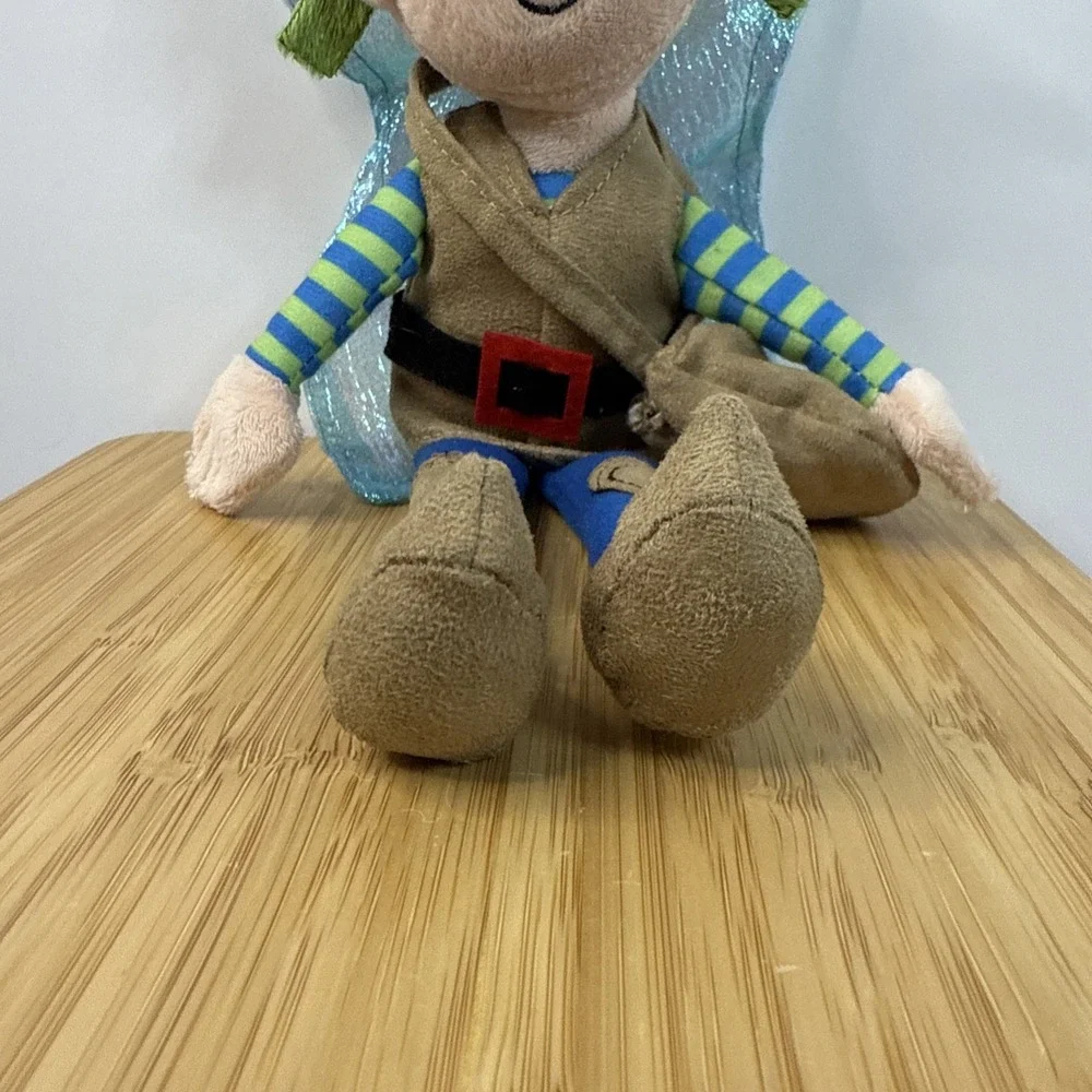 The Tale Of The Tooth Fairy Boy Doll Plush Green Blue Brown‎ Bag 10